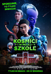 Plakat filmu "Kosmici w mojej szkole"