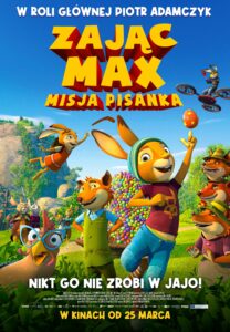 Plakat filmu "Zając Max: Misja pisanka"