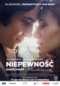 Plakat filmu "Niepewność. Zakochany Mickiewicz"