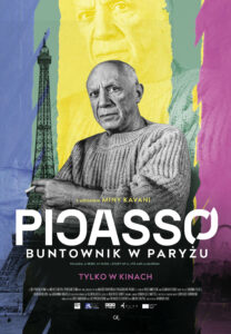 Plakat filmu "Picasso. Buntownik w Paryżu"