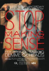 Plakat filmu "Stop Making Sense"