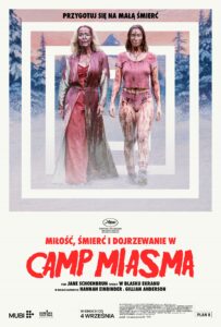 Plakat filmu "Miłość, śmierć i dojrzewanie w Camp Miasma"