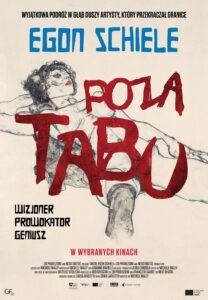 Plakat filmu "Egon Schiele. Poza tabu"